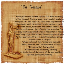 and so, the journey begins in “The Treasure”